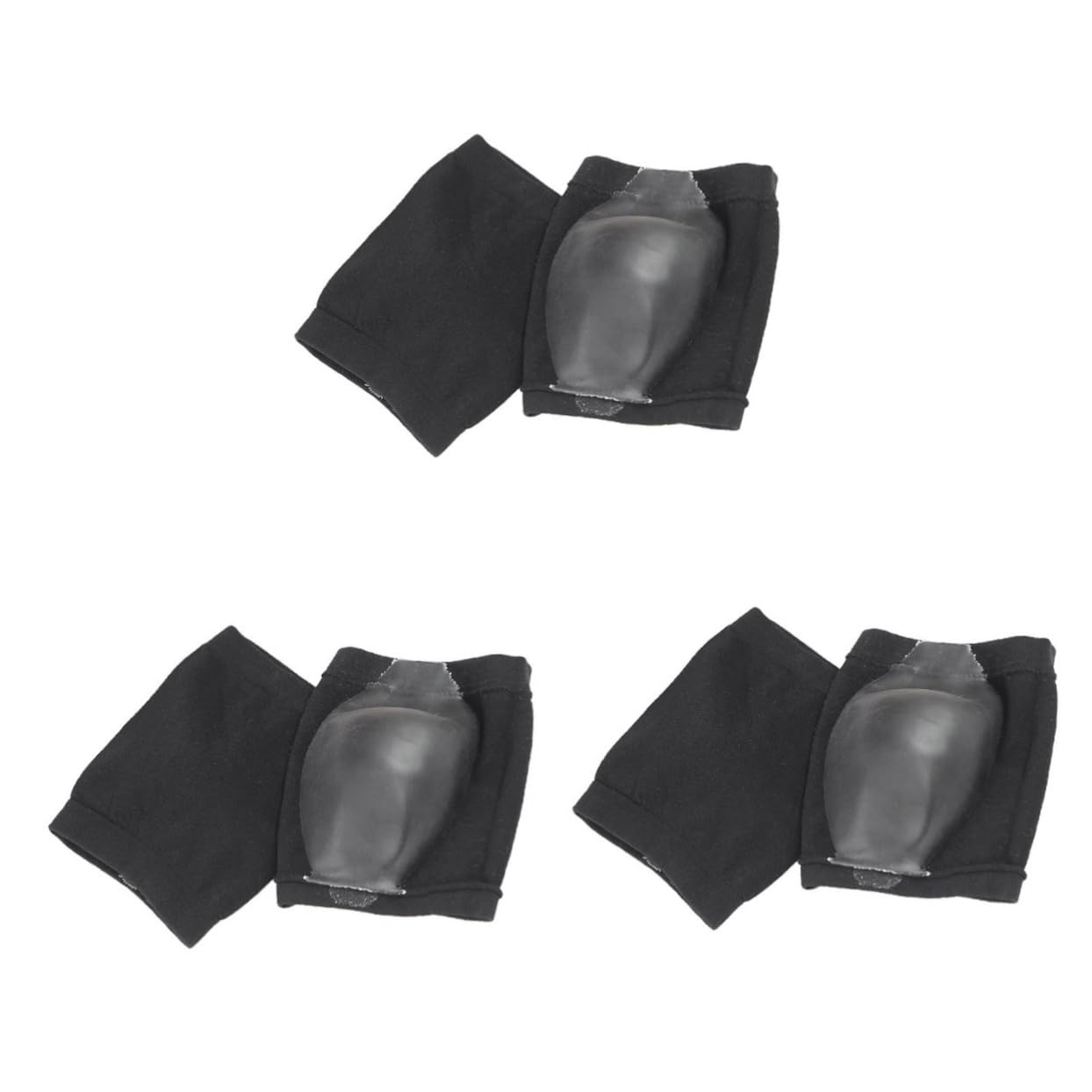 FRCOLOR 3 Pairs Womens Heel Liners Gel Heel Moisturizing Socks Plantar Support