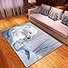 Area Tappeto, lupo Bianco 3D Per Soggiorno Tappeto Camera Da Letto, 80x150cm, Tappeto Camera Dei Bambini (L4-2532)