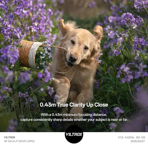 Image of VILTROX 55mm f /1.8 FE Full Frame Large Aperture Auto Focus Prime Lens Compatible with Sony E-Mount Cameras A7IV A7RIV A7SIII A7III A7RIII A9 A1 FX3 A7RV A7CR A7CII A93 ZVE1 ZV-E10 FX30