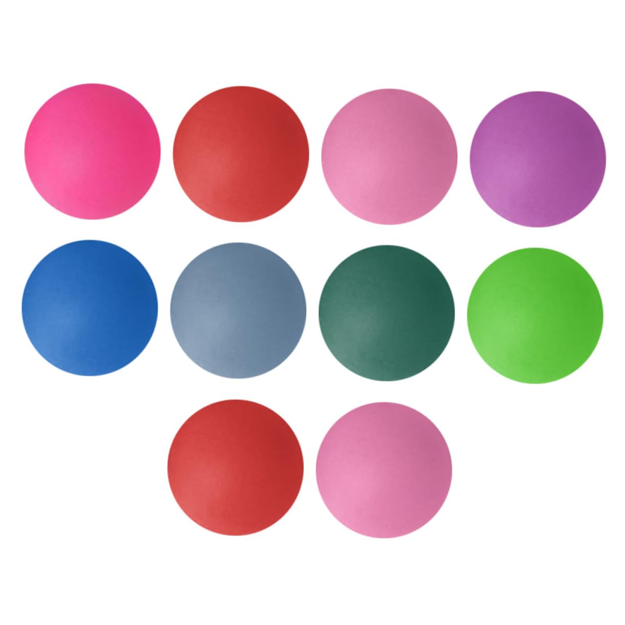 Gogogmee Reusable Plastic Balls 40mm Table Tennis Balls Raffle Drawing Random Color