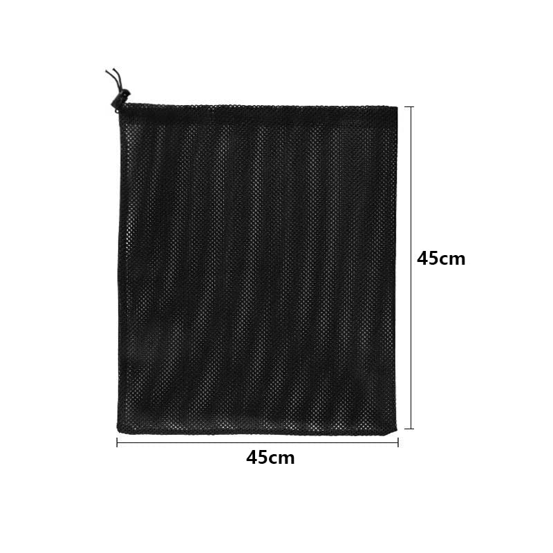 2 Sacchetti Filtro Per Pompa Stagno 45x45 Cm - Rete Con Coulisse, Maglia Fine 1.7mm, Protezione Da Detriti Per Pompe E Acquari