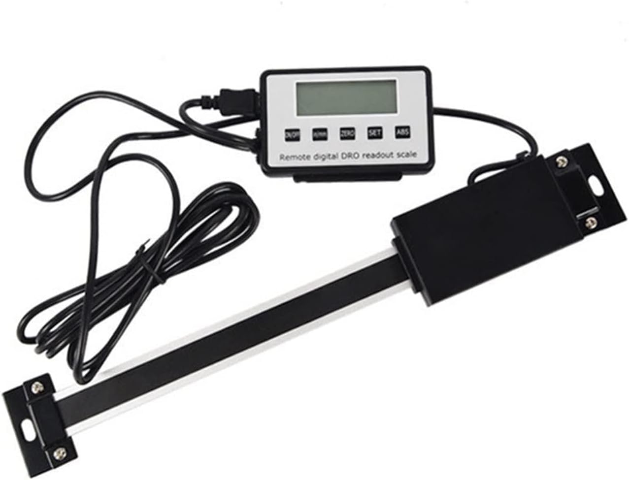 Grating Ruler, 500mm Digital Readout Linear Scale with External for Mill Lathe Digital Level Measuring Instruments