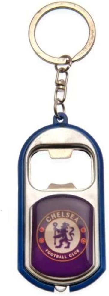 Chelsea Torch Light Bottle Opener Keyring - Multi-Colour