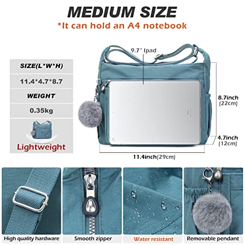 VOLGANIK ROCK Crossbody Bags for Women with RFID Pocket Anti Theft Handbag Water Resistant Shoulder Bags Travel Purse4