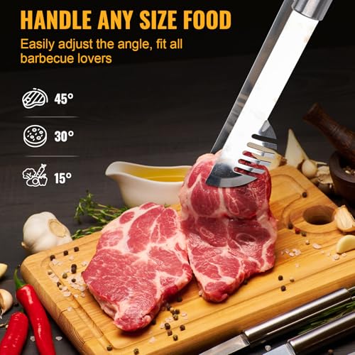 image for Electactic BBQ Grilling Accessories, 16-Inch Stainless Steel BBQ Grill