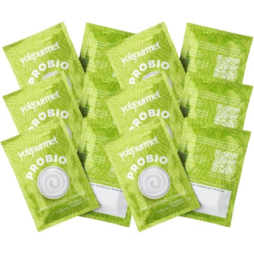 Yogourmet Yogurt Starter With Probiotics (12 Pack Bulk Version) - Make Yogurt at Home - Starter...