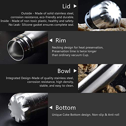 JIUJ Sport-Wasserflasche für Cola, für den Außenbereich, Sport, Edelstahl, isolierend, Mehrfarbig optional, auslaufsicher 500 ml K17 Camouflage grün