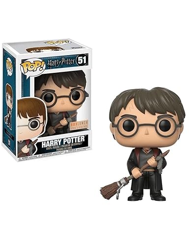 ¡POP! Figura de vinilo #51 de Harry Potter con rayo de fuego y pluma