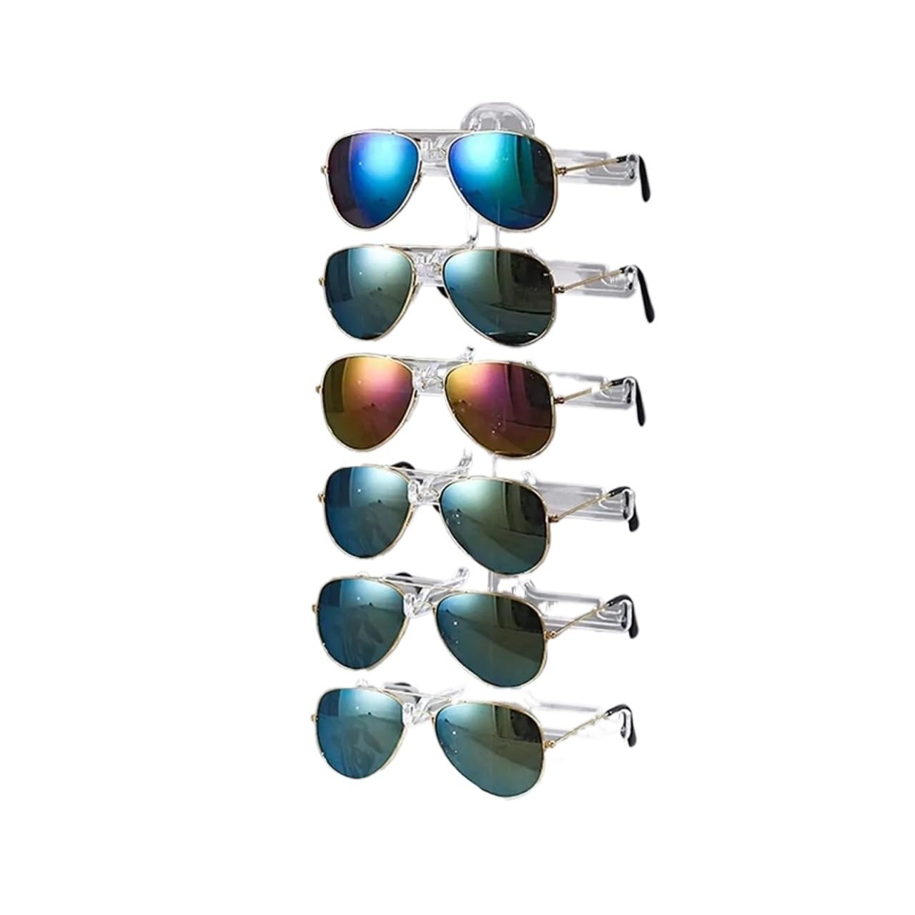AMEEDA Glasses Holder 1pc Detachable Transparentmulti Layer Eyeglass Frame Sunglasses Display Stand Store Dressing Table Desktop