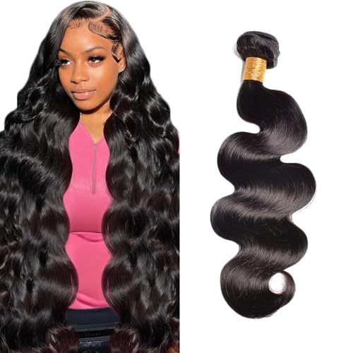 Cheveux fins sans volume ? Tissage Body Wave 28 pouces double trame anti-chute en vrais cheveux