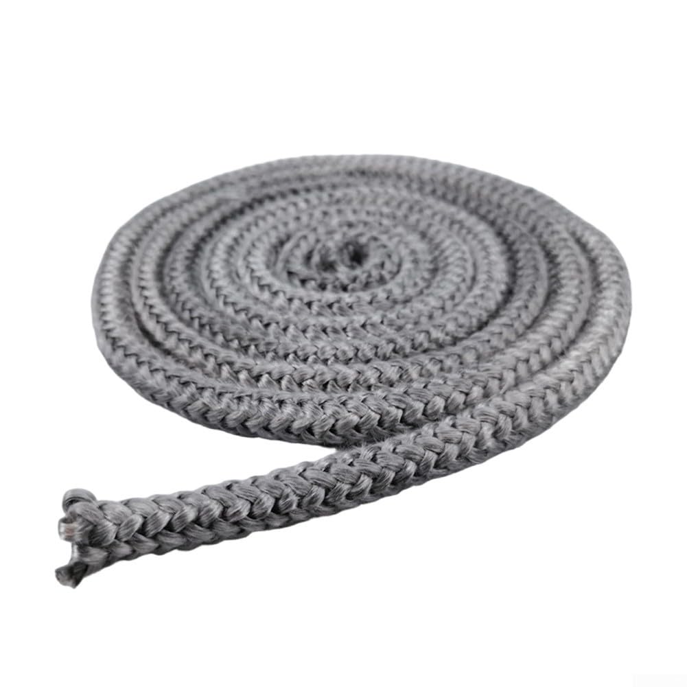 Guarnizione in corda di vetroresina, Corda di tenuta in fibra vetro for stufa, camino, forno, caldaia, nero, 10 mm x 3/4/5 m(10mm*4m)