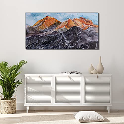 Image acrylique 120x60cm de salon et chambre moderne Himalaya - 4