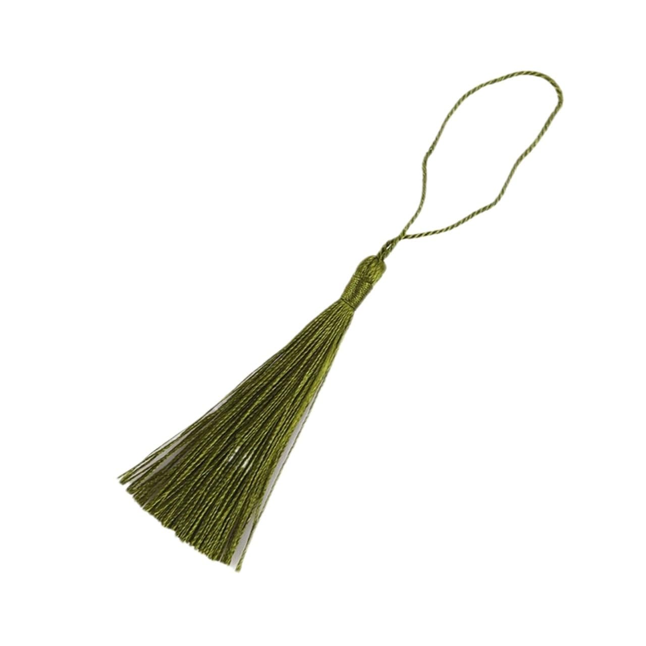 Mini Tassels for Crafts 50Pcs 13cm Hanging Rope Silk Tassel Fringe For Jewelry Making DIY Key Chain Earring Hooks Pendant Decoration Tassels(08)