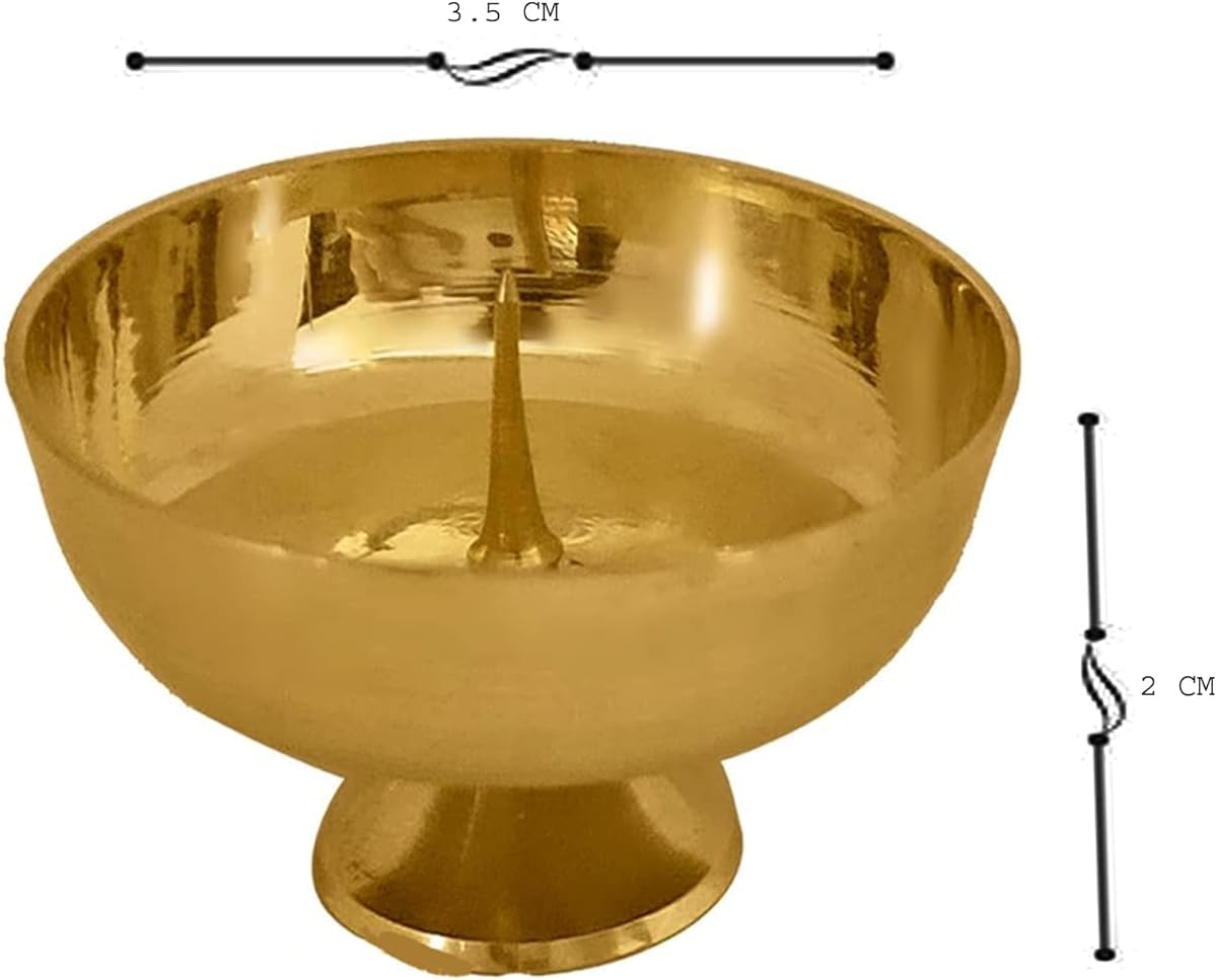 Brass Dhoop Batti Stand for God Pooja Temple, Home, Shop & Office Small Size (Brass Pack of 1)
