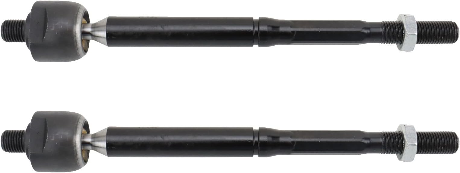 TRQ Front Inner Tie Rod Set Compatible with 2015-2020 Honda Fit