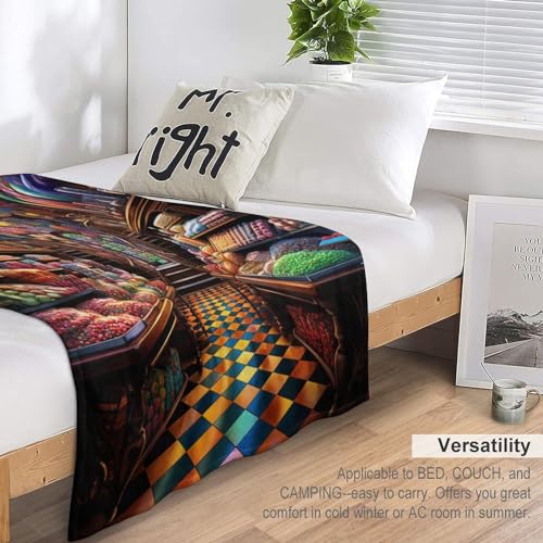 Couverture flanelle douce plaid canapé lit microfibre chaud - 7