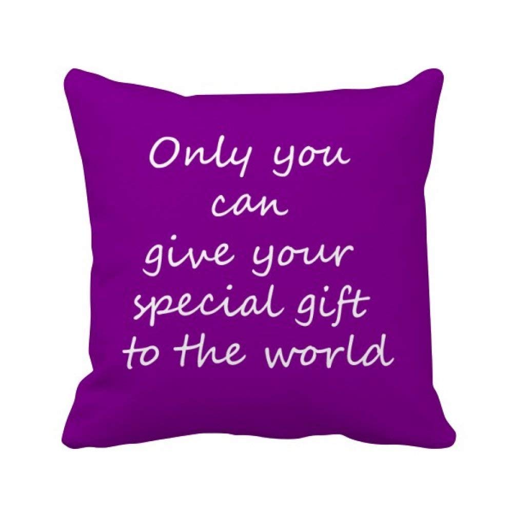 Housse de coussin You Can Give Gift World lavable pour rénover un vieux fauteuil