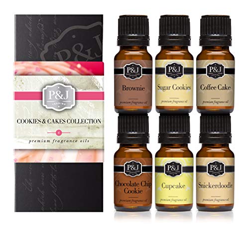Cookies & Cakes Set of 6 Premium Grade Fragrance Oils - Chocolate Chip