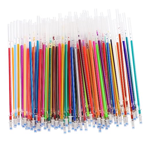 Recambios coloridos para bolígrafos gel 100 unidades