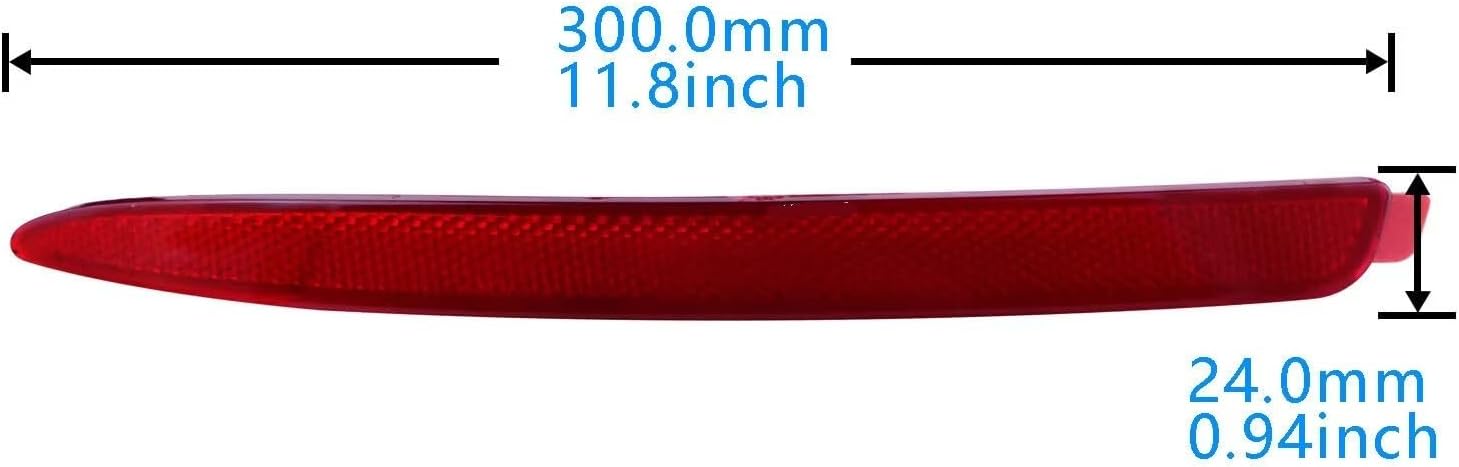 リアバンパー ライトリフレクター ランプ Compatible With Skoda For Octavia MK2 1Z 2008