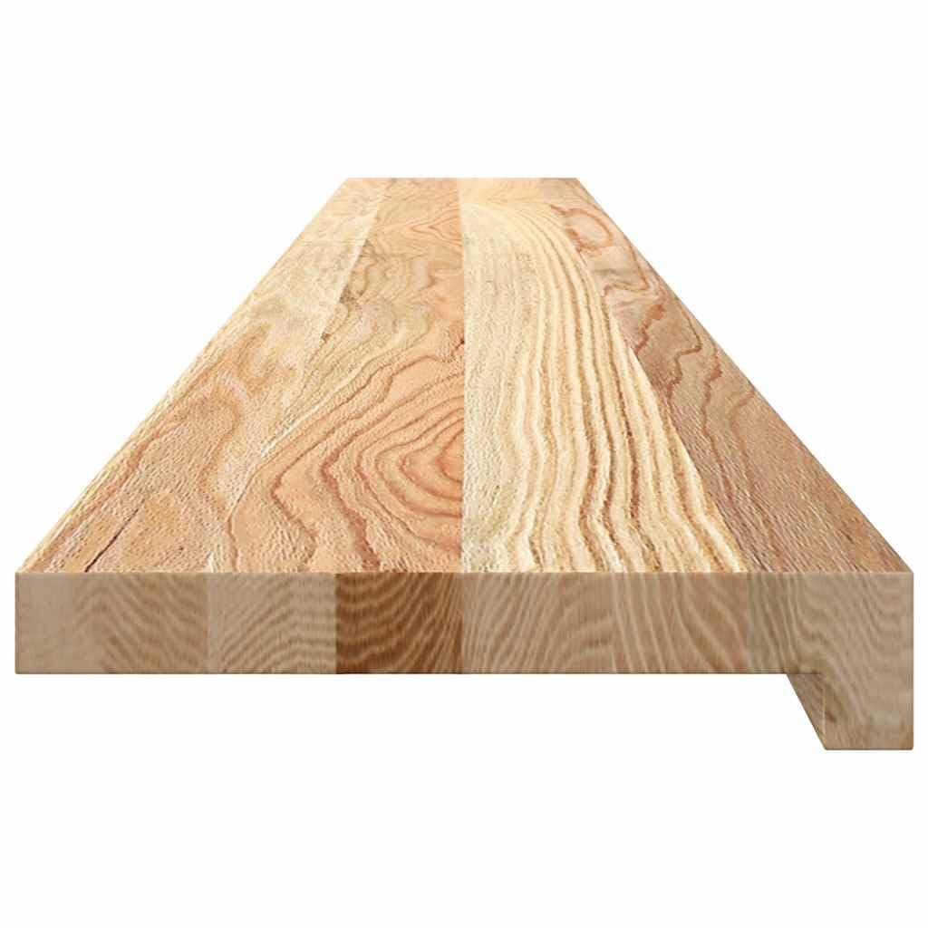 vidaXL Davanzali 2 pz Non Trattati 140x20x2cm Legno Massello di Rovere, Bordo della Finestra, davanzale della Finestra in Quercia, davanzale in Legno