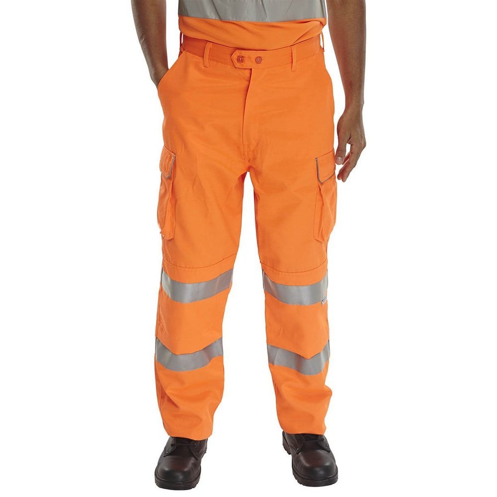 RAILSPEC TROUSERS ORANGE 30