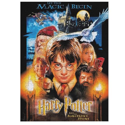 ハリーポッターと賢者の石の映画のポスター ジグソーパズル 誕生日プレゼント パズル レジャー 子供/大人用 減圧 贈り物 パズル 初心者向け ギフト おもしろい おもちゃ 萌えグッズ 200 PCS