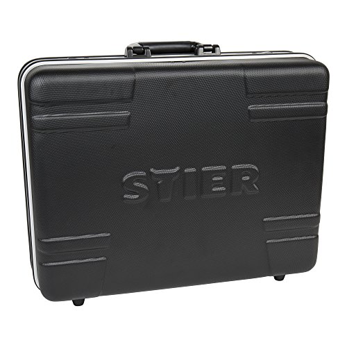 STIER Werkzeugkoffer Trolley leer, robuster Rollkoffer mit ABS-Kunsstoff & Aluminium, Toolbox schwarz mit Rollen inkl… – Bild 6