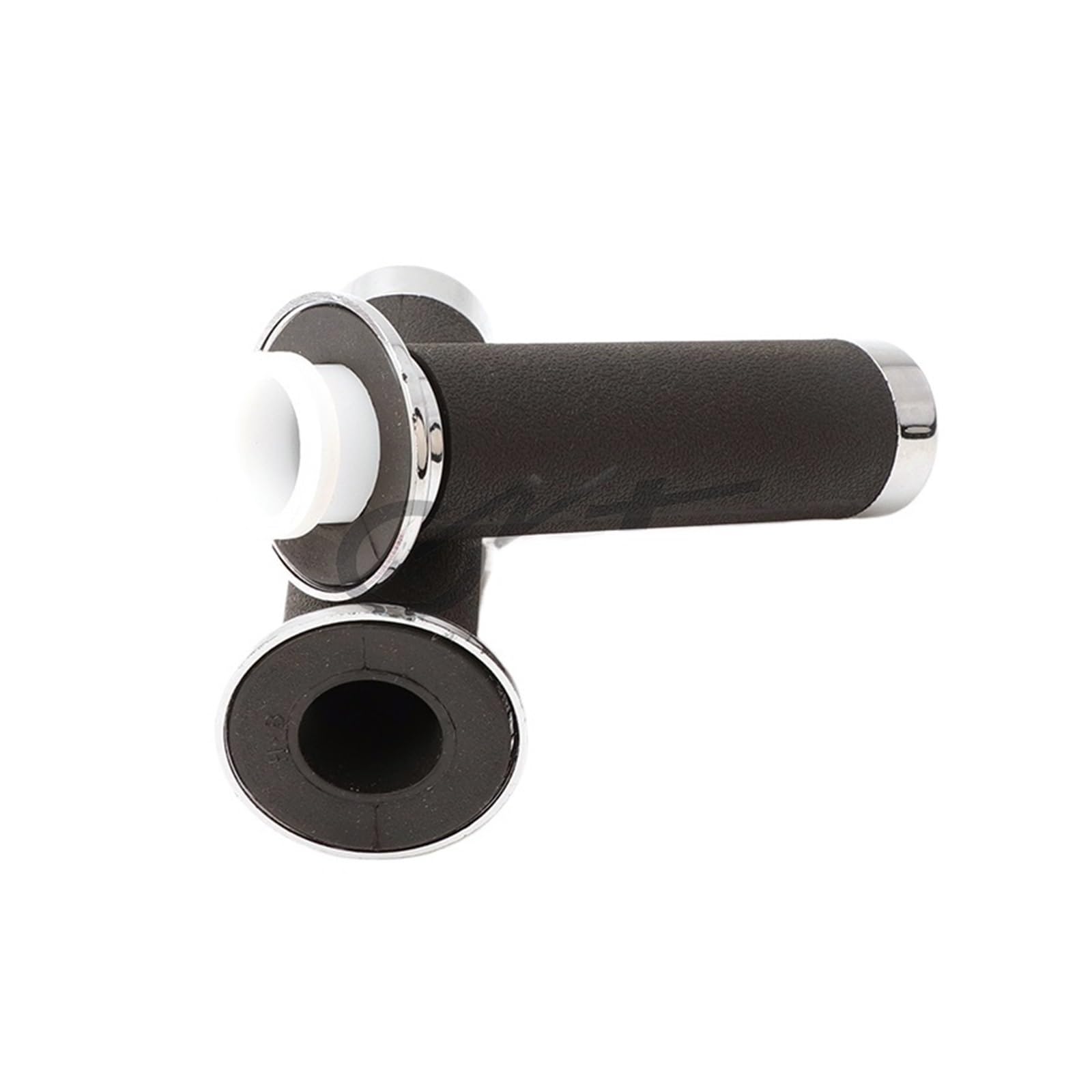 Manopole Manubrio Moto In Alluminio E Gomma – 22 Mm/25 Mm, Antiscivolo Per Yamaha Xvs 650 Dragstar E Raptor 700, Nero