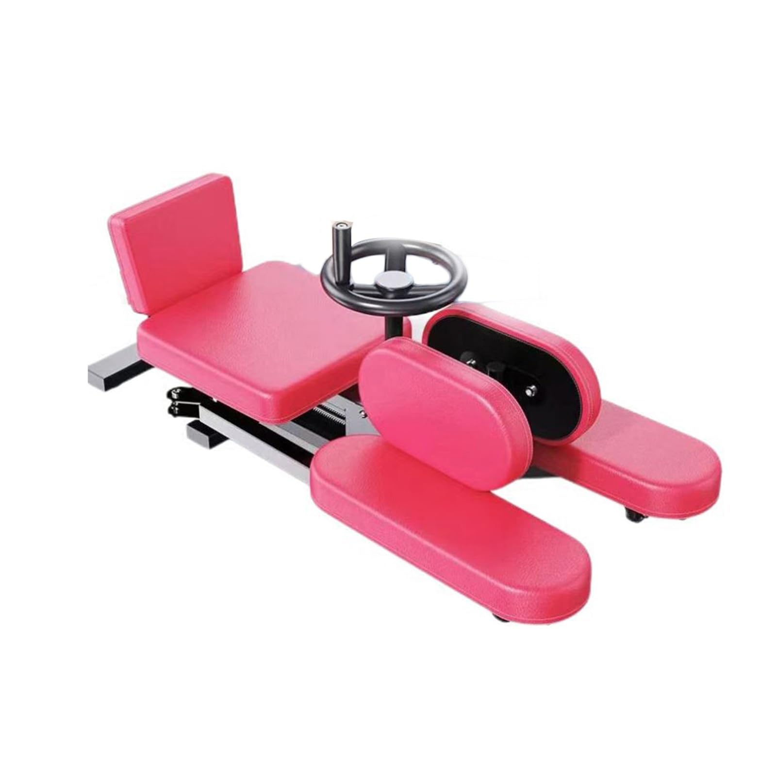 Estirador de piernas, resistente máquina dividida de 210° para flexibilidad y apertura de cadera, con cojín de asiento acolchado y respaldo, capacidad de carga de 200 kg para yoga y baile
