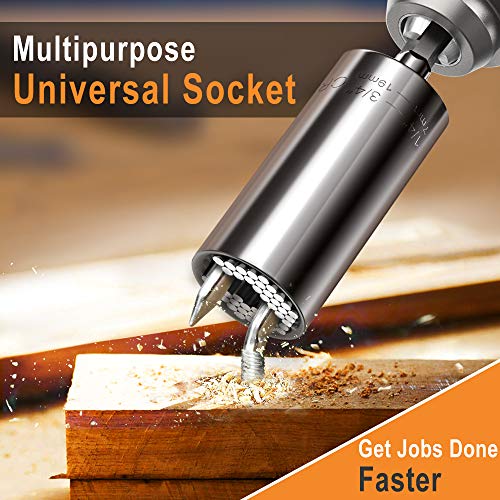 Super-Universal-Socket-Tool-Gifts-for-Men-Dad-Gift-Socket-Set-with-Power-Drill-Adapter7-19-MM-Cool-Stuff-Gadgets-for-Men-Women-Birthday-Mens-Gift-Christmas-Stocking-Stuffers-for-Men-Fathers