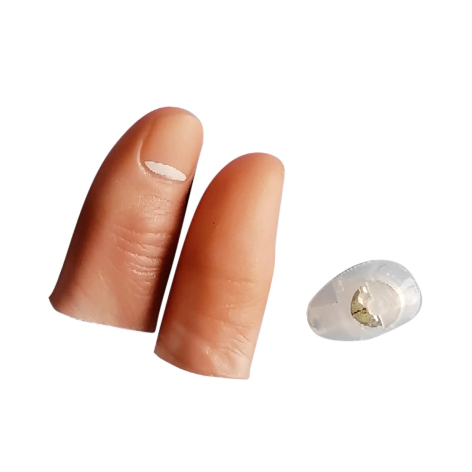 LED Finger Trick Rings Finger Up Flashing Glow Close Light Finger Novelty funny toy Arm Rod for Puppets (Red, One Size)