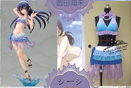Amazon.co.jp: コスプレ衣装 ラブライブ！ 園田海未 夏色えがおで1, 2