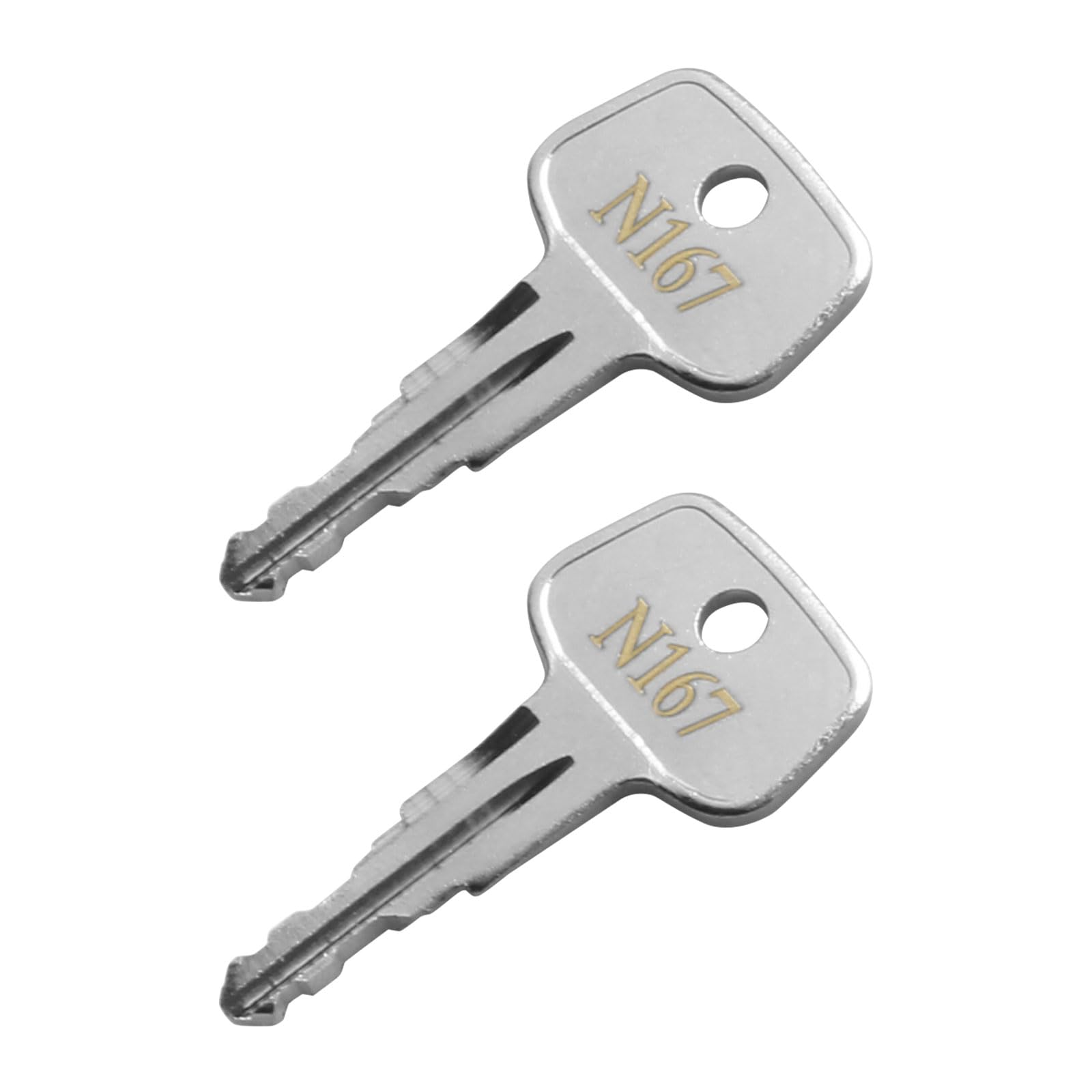 N167 Errebi Key Replacement,Thule Car Rack Replacement Key for Thule Ski,Cargo Box,Roof,Carrier Racks and Crossbars - Codes N167 [2 pcs]