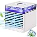 Produktbild GHONLZIN Mobile Klimageräte, Mini Air Cooler, 4 in 1 Klimaanlage, Luftbefeuchter und Luftreiniger, USB Mini Luftkühler mit Wassertank, 7 LED-Leuchten für Zuhause und Büro