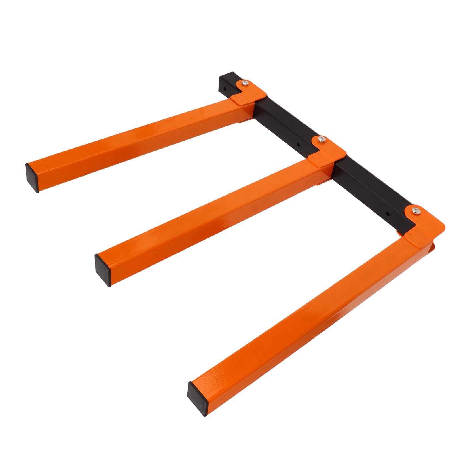 Annadue Organizzatore in Legno per Montaggio a Parete, 4 Pezzi, Porta Legname in Acciaio Resistente da 460 Libbre, Scaffale in Metallo per Officina Garage, Uso Interno Ed Esterno Salvaspazio