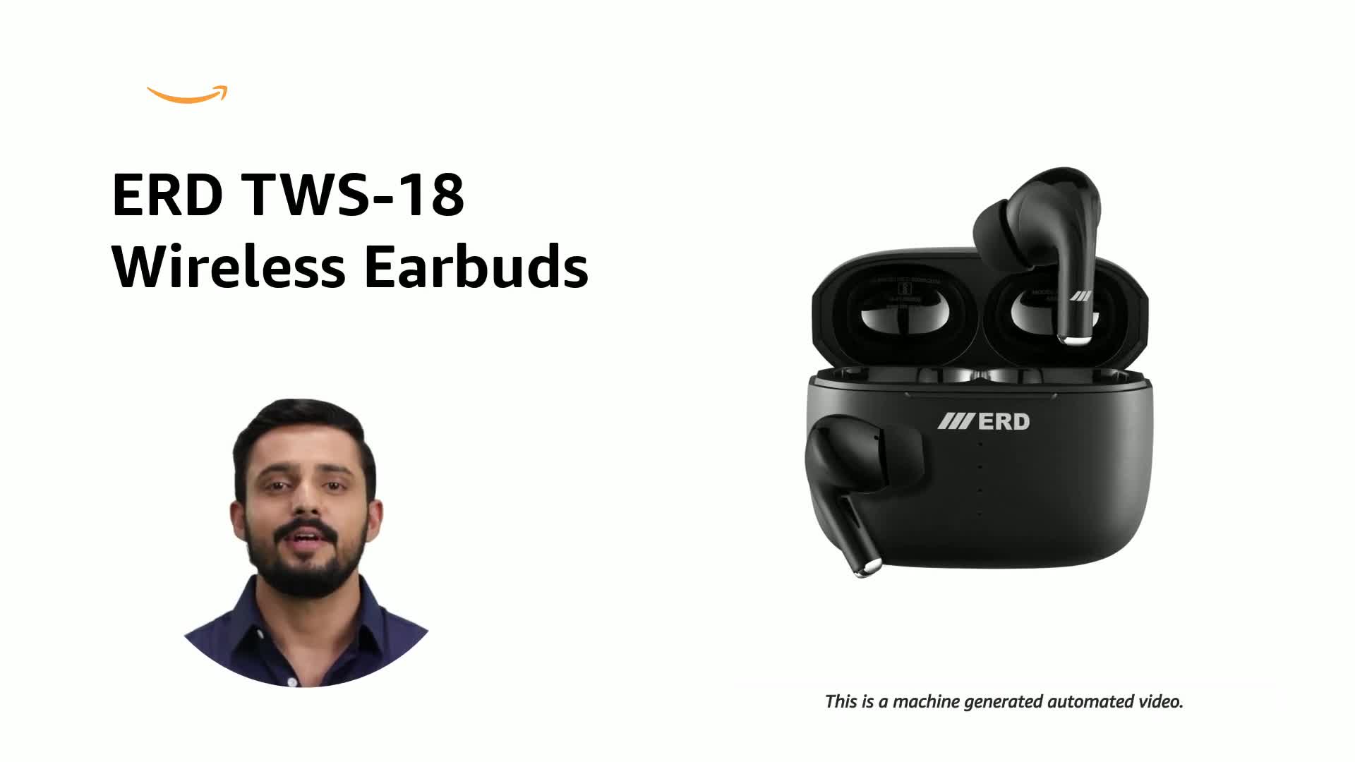 ERD TWS-18 True Wireless in Ear Earbuds with 30H Playtime Noise