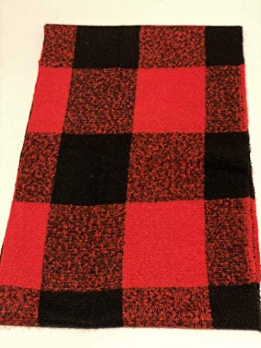 Personalized - Monogrammed - Embroidered - Oversized Flannel Plaid - Winter Scarf - Gift for Him Her2