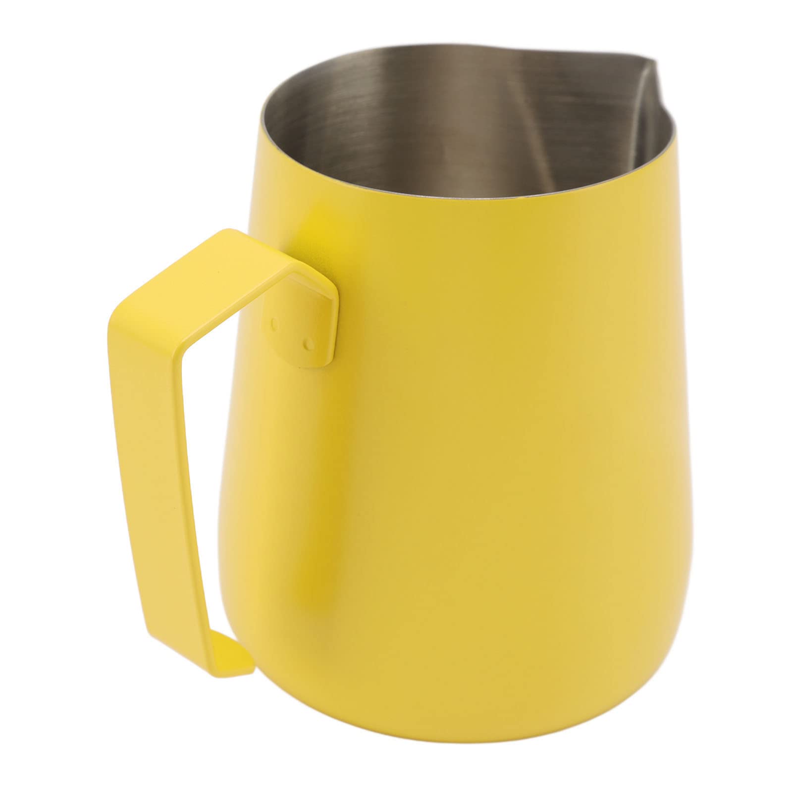 Pichet a mousse de lait en acier inoxydable 304 jaune durable