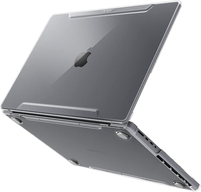 Spigen Thin Fit Laptop Case Compatible with MacBook Pro 14" (2021) - Crystal Clear