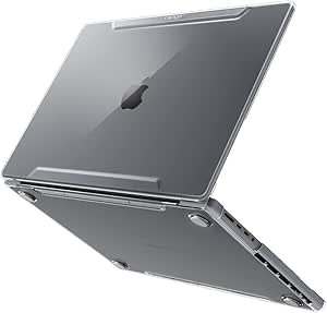 Spigen Thin Fit Designed for MacBook Pro 14 inch Hard Shell Case A2779 / A2442 with M2 Pro / M2 Max Chip / M1 Pro / M1 Max Chip (2023/2021) - Crystal Clear