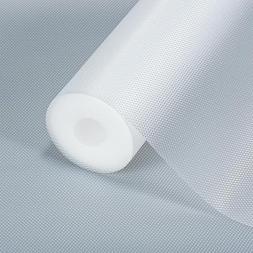 shelf liner EVA Drawer liner Non Adhesive Cabinet Liner Washable Oil-Proof for Refrigerator Liners Fridge Pads Shelves Drawer Cabinet Storage Desk Mat (30Wx150L)