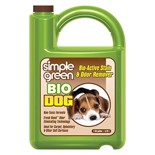 Simple Green Bio Active Stain & Odor Remover for Pet & Carpet- Pet & People Safe (1 Gal)