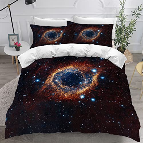 Parure de lit 3D ciel étoilé 200x200 avec housse de couette douce