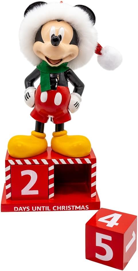 Kurt Adler 8" Disney© Mickey Mouse Countdown Nutcracker