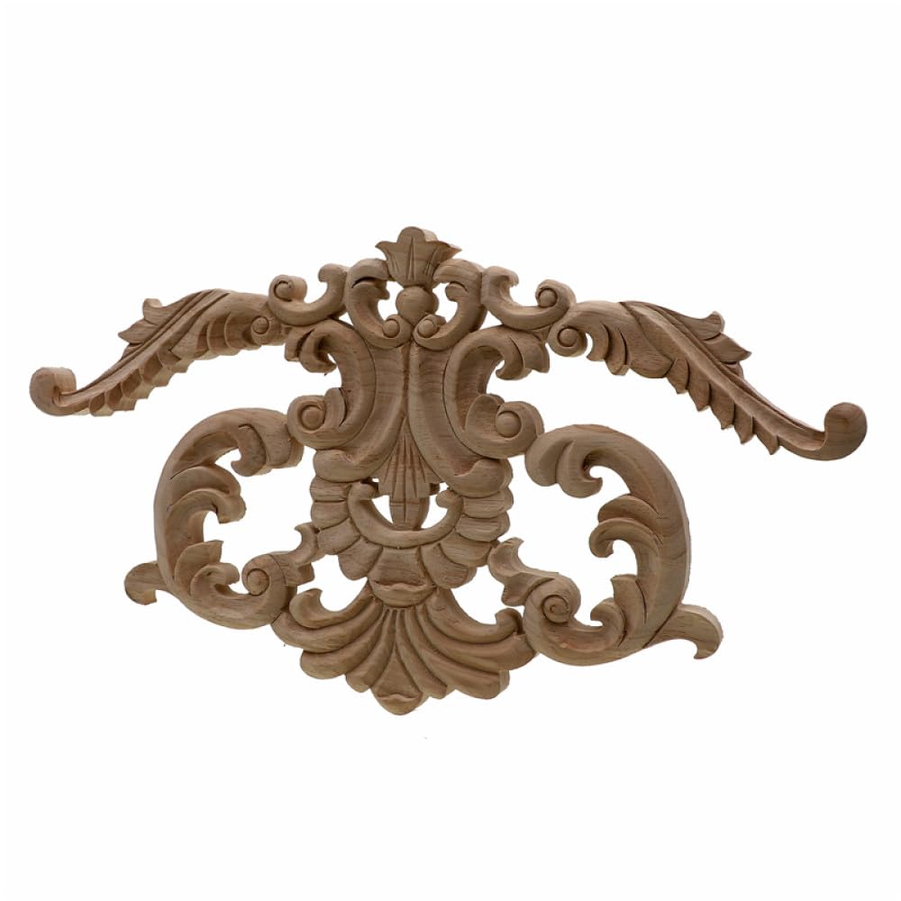 Applique gravure sur bois LVTFCO 38x20 cm moulure chic