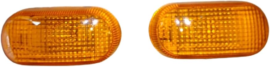 Bumper Fender Bumper Indicator Light Lamp Assembly Maruti MARUTI ALTO, ALTO 800, ALTO K10, EECO, GRAND VITARA, XL7, S-PRESSO, VERSA, WAGON R, ZEN ESTILO Yellow (Set of 2)