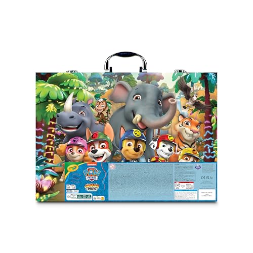 CRAYOLA, Paw Patrol Mighty Movie Painting Case, Creative Set including 128 Pieces, Felt Tip Pens, Crayons, Wax Pens - Image 3