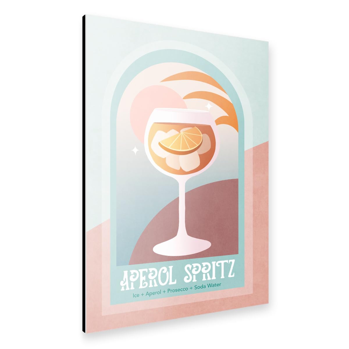 artboxONE Alu-Print 150x100 cm Tunaboylu - Aperol Spritz von Künstler The Artcircle