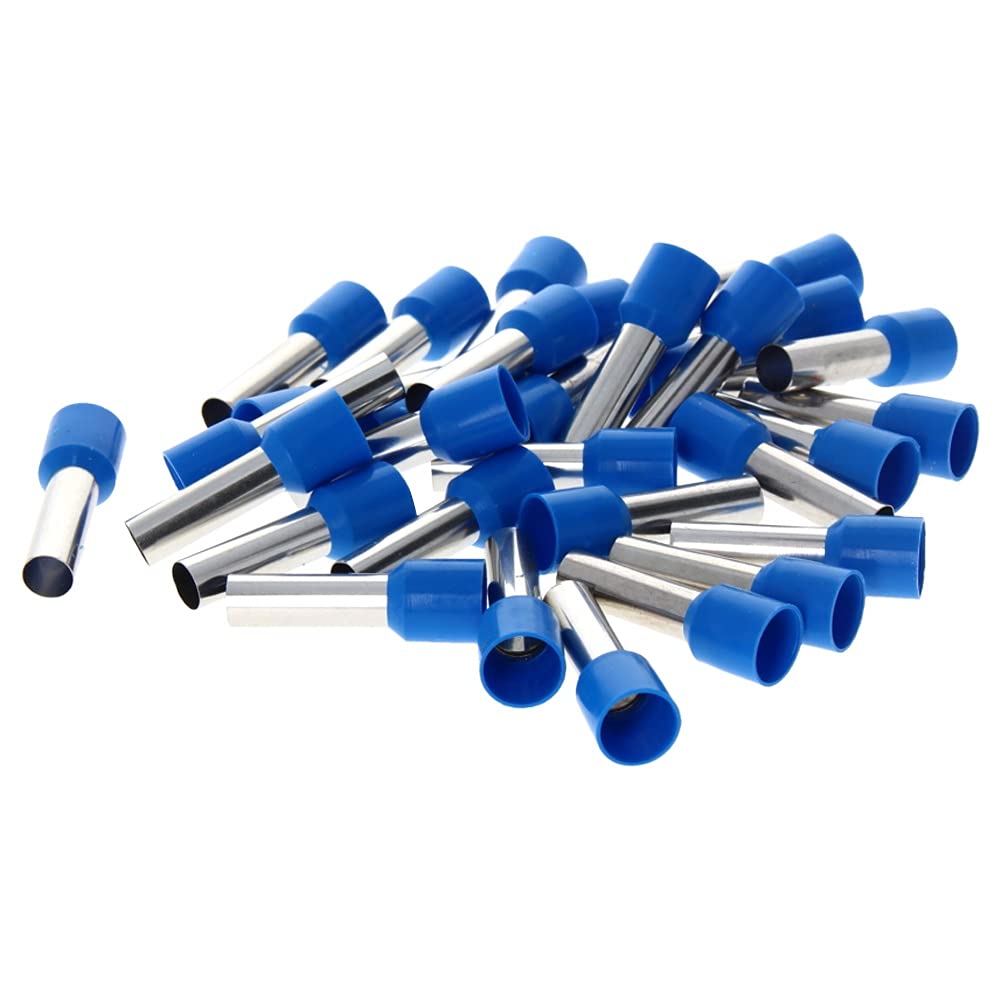 Heyiarbeit 500pcs Wire Ferrules 5 AWG Ferrule Crimper Plier Insulated Crimp Pin Terminal Cord End Terminals, Wire Ferrules Terminals, Insulated Cord